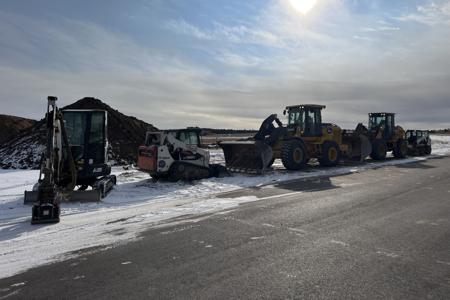 Warming up the line up for Excavating in Black forest, Colorado