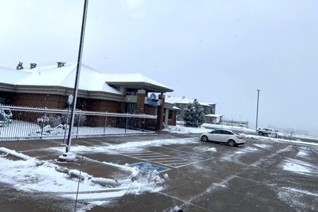 Commercial snow removal in the north end of El Paso county, Colorado
